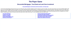 Desktop Screenshot of papergame.com